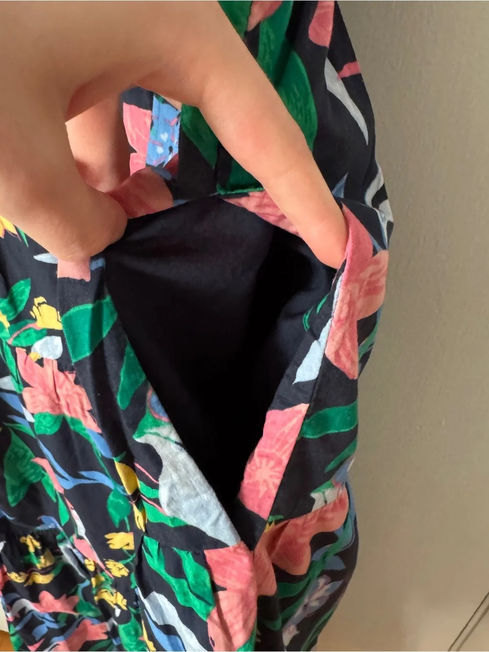 J. Crew Floral Tiered Cotton Maxi Dress w/ Pockets